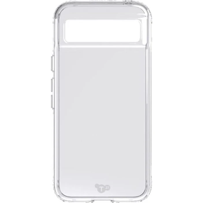 Tech21 Evo Clear Cover til Google Pixel 8a – Klart, antimikrobielt, støddæmpende