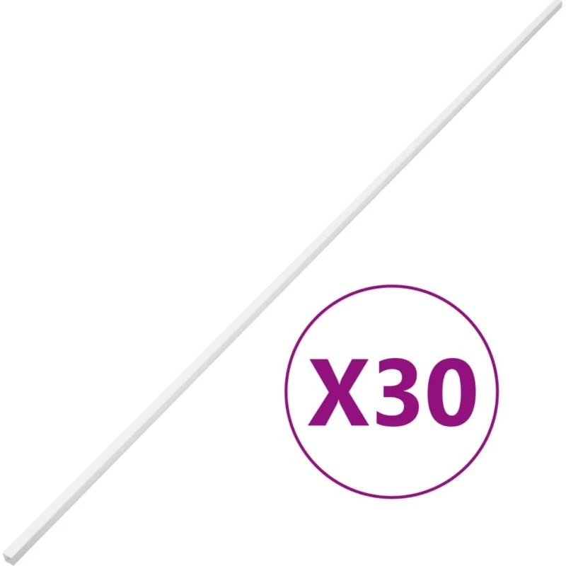 vidaXL Kabelkanal 25x16 mm 30 m PVC