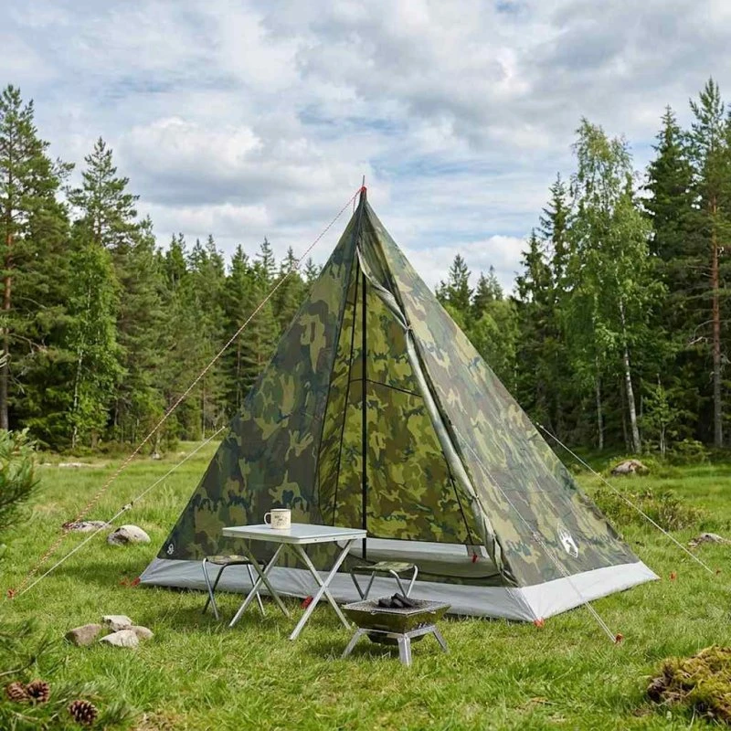vidaXL Camouflage Rygsækstelt 2-personer