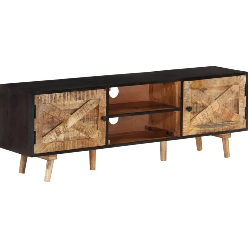 vidaXL tv-bord 140x30x46 cm ru mangotræ og akacietræ