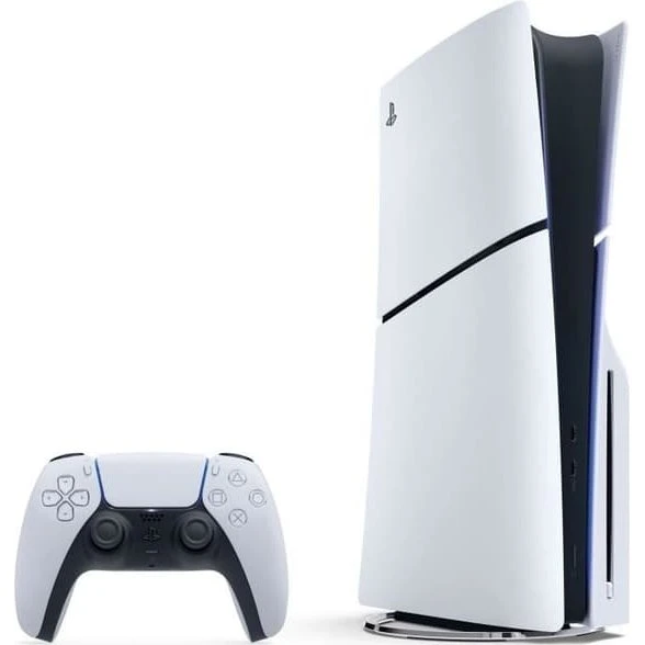 Sony PlayStation 5 Slim Standard, 1 TB, hvid