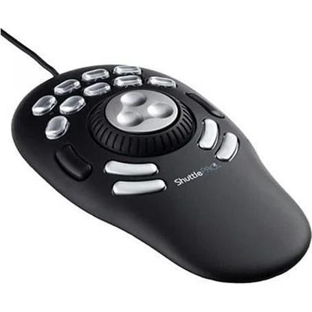Contour ShuttlePRO v2 - Multimediecontroller med 15 knapper og søgehjul, sort