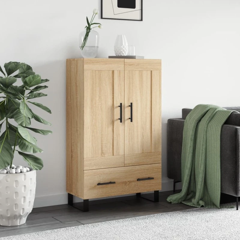 Røget eg Skab 69,5x31x115 cm - Sonoma-eg