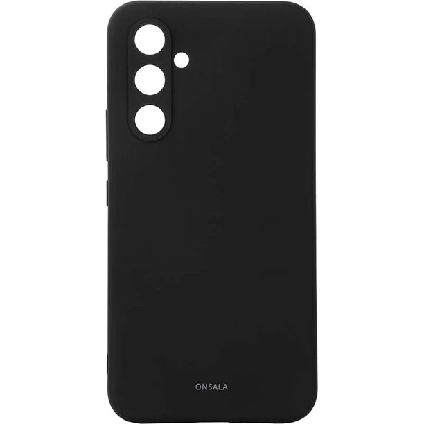 Onsala Silicone Feel - Telefonetui til Galaxy A55 5G, Sort