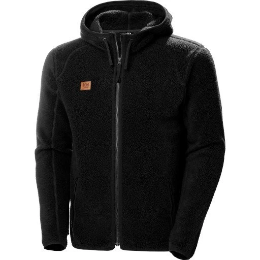 Helly Hansen Heritage Fiberpelsjakke med hætte, sort, 2XL