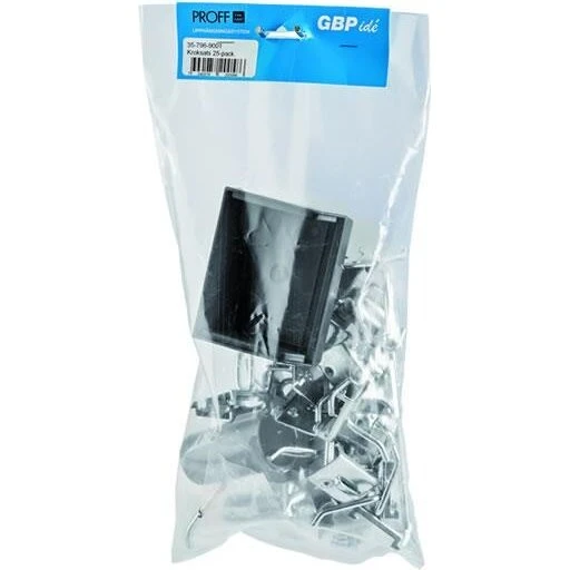 Bleva Krogsortiment 25 Dele – 34/38 mm Hulafstand, 9 mm Hul