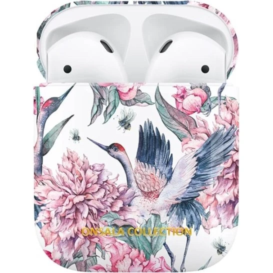 Onsala FashionEdition AirPods Case 1/2 Gen, Pink Crane