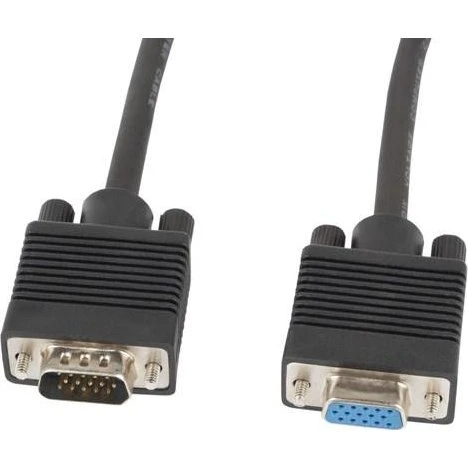 Lanberg VGA kabel 1,8 m han til hun sort