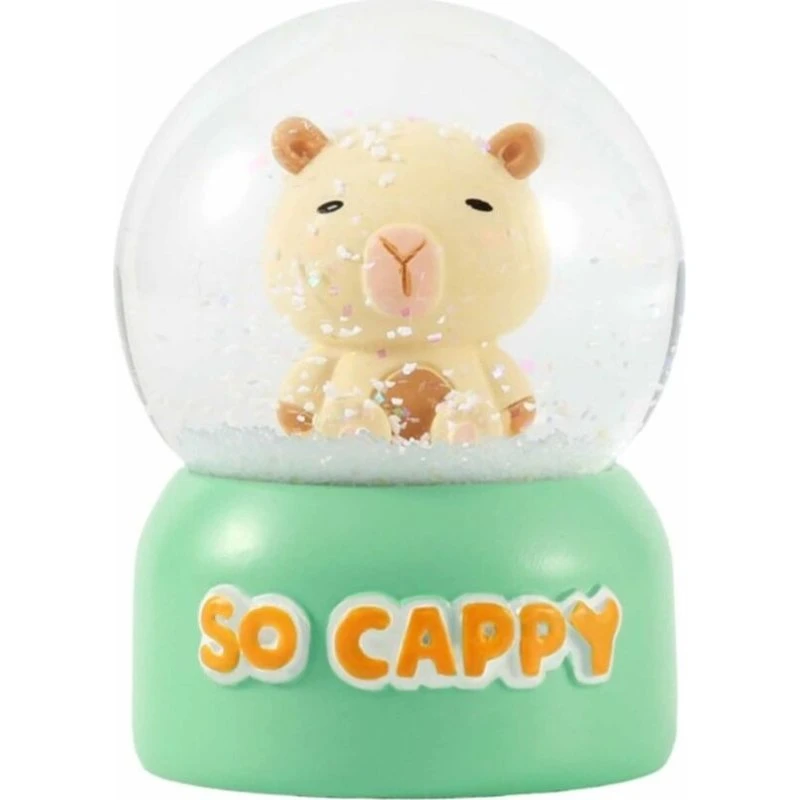 iTotal Snekugle Capybara - Dekorativ Glaskuppel med Sødt Motiv