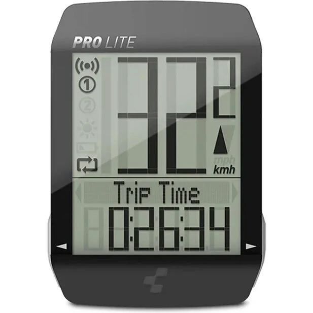Cube Pro Lite Trådløs cykelcomputer - sort/sølv