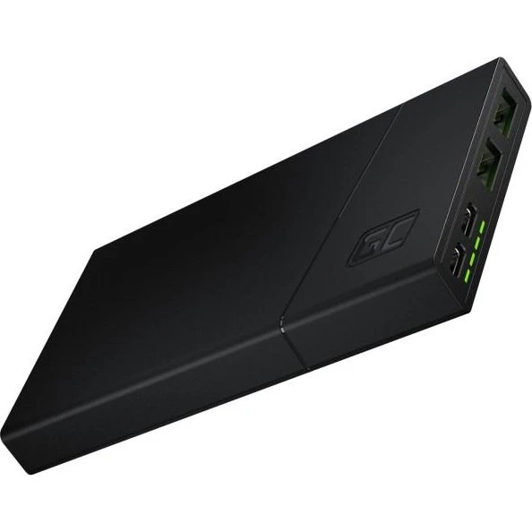Green Cell PBGC02S 10.000 mAh Powerbank Sort