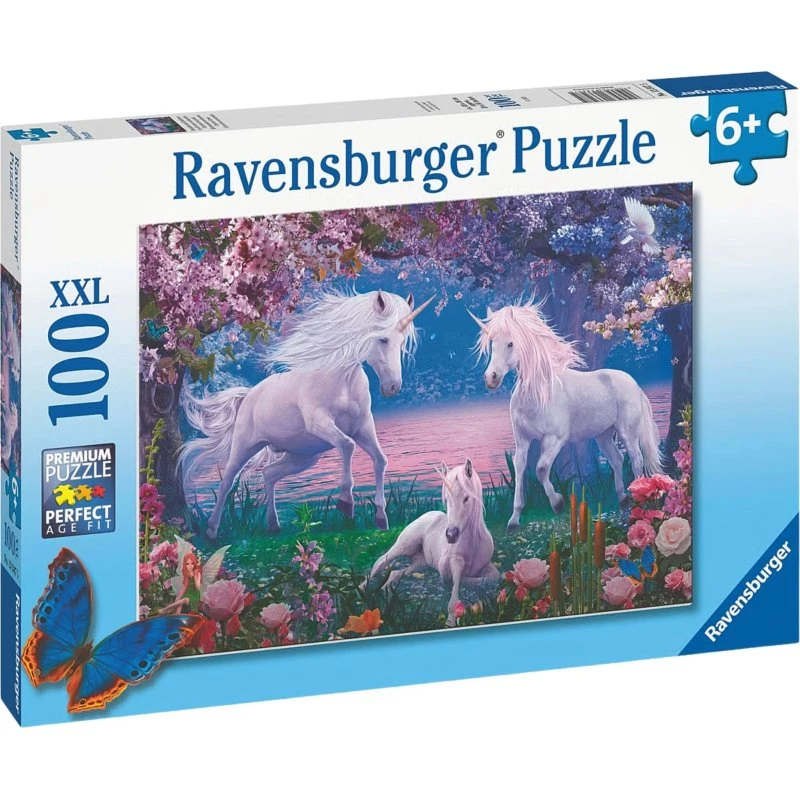 Ravensburger Unicorns Puslespil 100 Brikker
