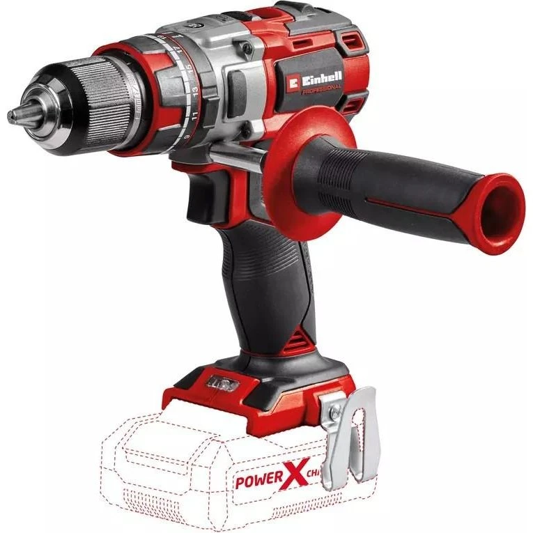 Einhell TP-CD 18/80 Li-i BL Akkuskruemaskine 18 V, sort/rød