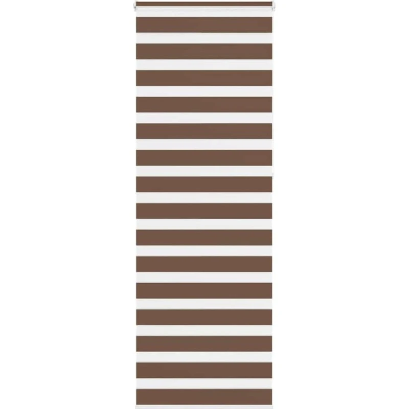 vidaXL Zebragardin brun 90x230 cm, stofbredde 85,9 cm