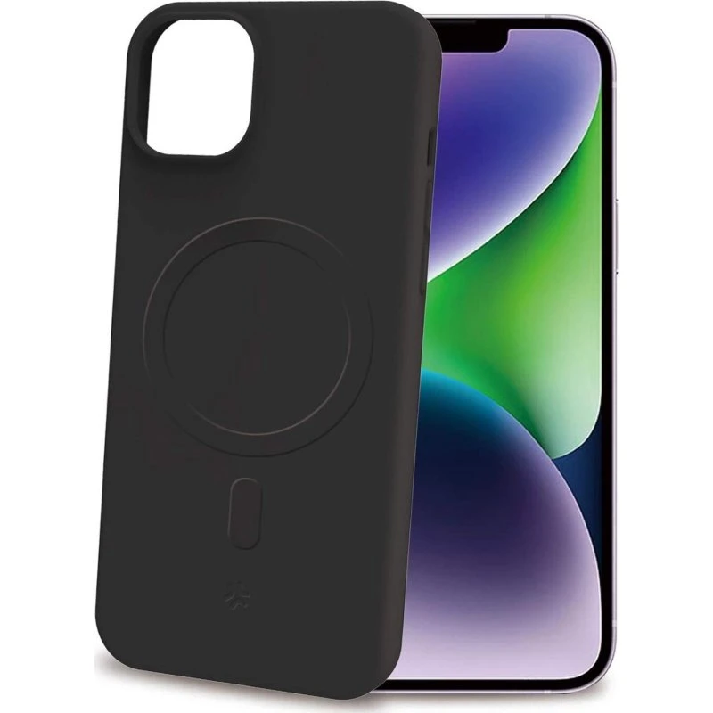 Cromomag Blødt Gummi Cover MagSafe iPhone 15 Plus Sort