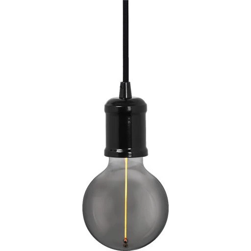 Osram Vintage 1906 Bobbin Fatningssæt, Sort