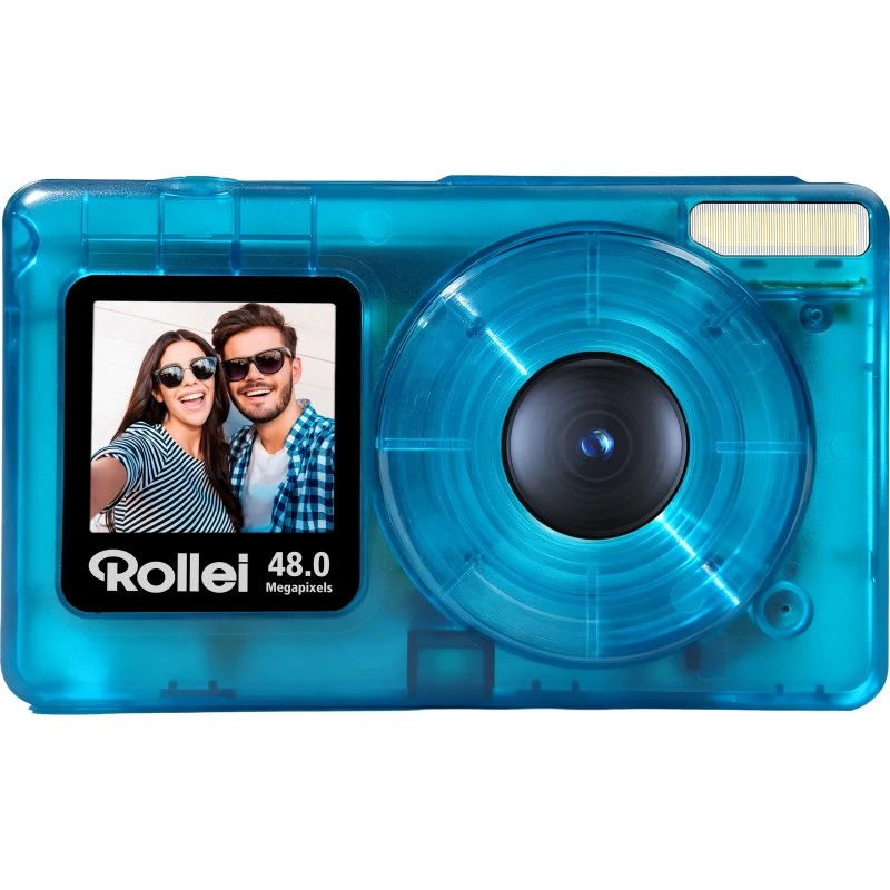 Rollei Compactline 12098 Blå 48 MP Kompaktkamera