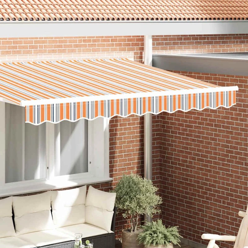 vidaXL Markise Volant 2,5 m Flerfarvet Polyester