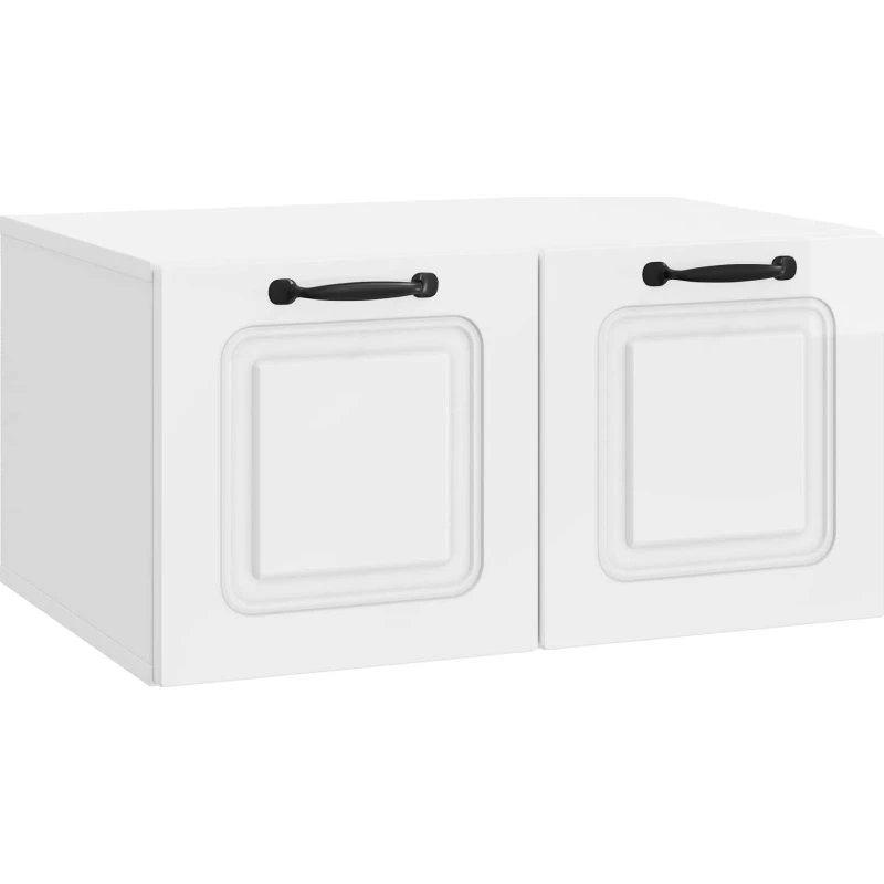 vidaXL Væghængt TV-skab Hvid højglans 59,5 x 41 x 30 cm