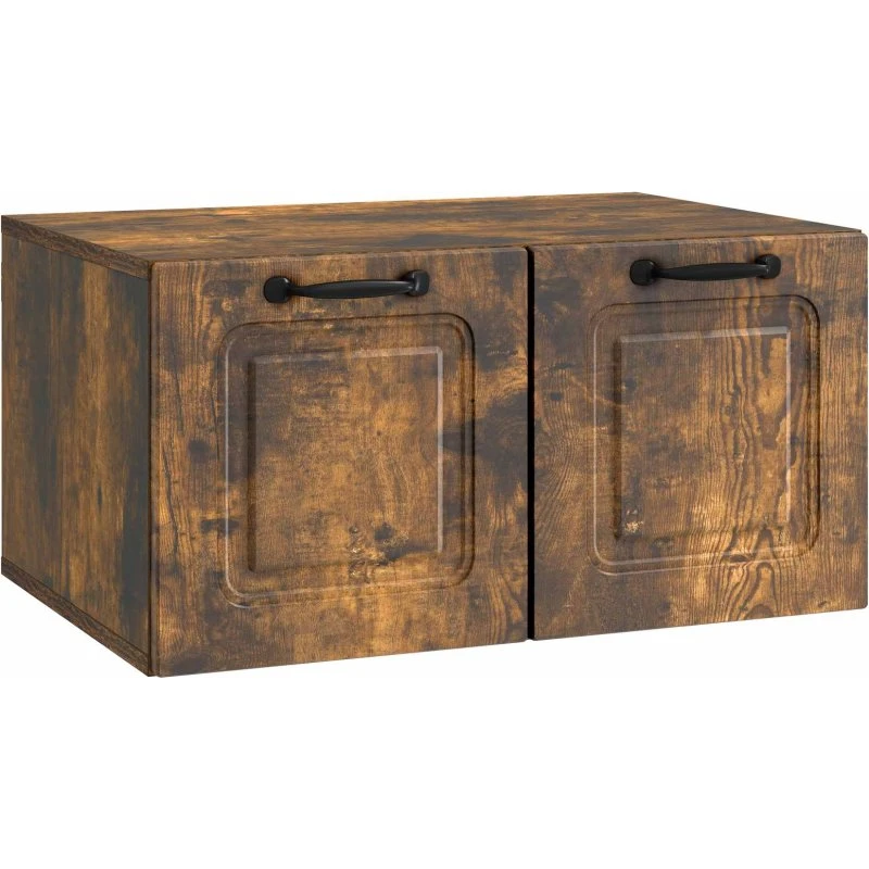 vidaXL Væghængt TV-skab Røget Eg 59,5 x 41 x 30 cm