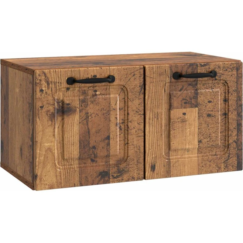 vidaXL Væghængt TV-skab Gammelt Træ 59,5 x 31 x 30 cm