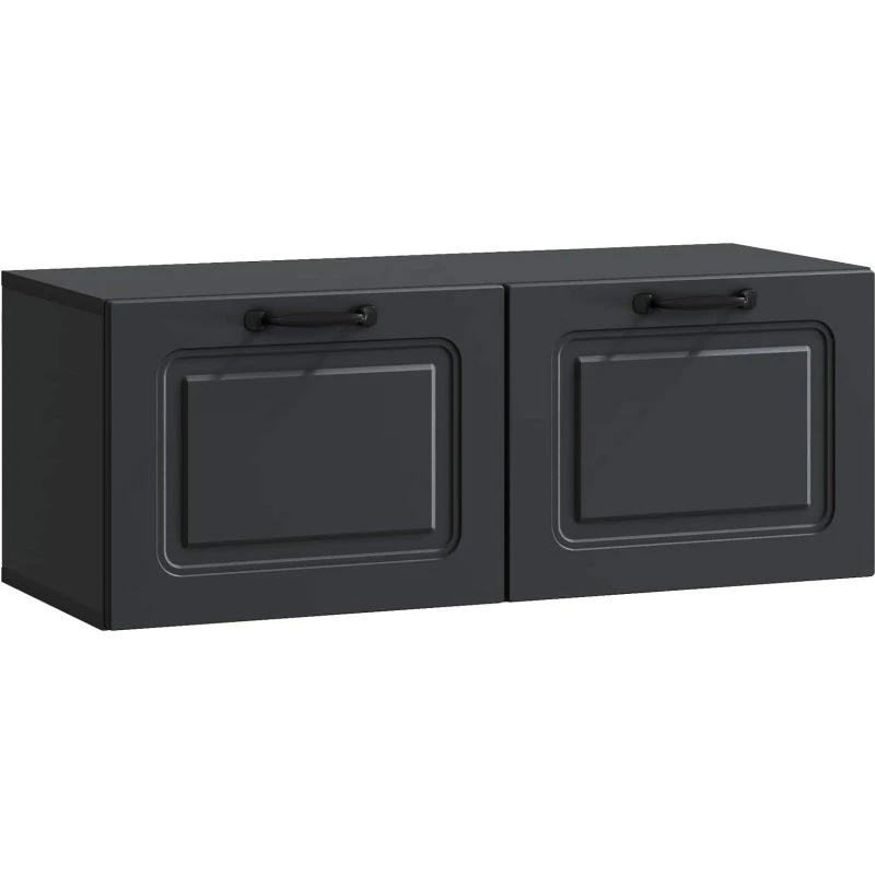 vidaXL Væghængt TV-skab Sort 78,5 x 31 x 30 cm Træ