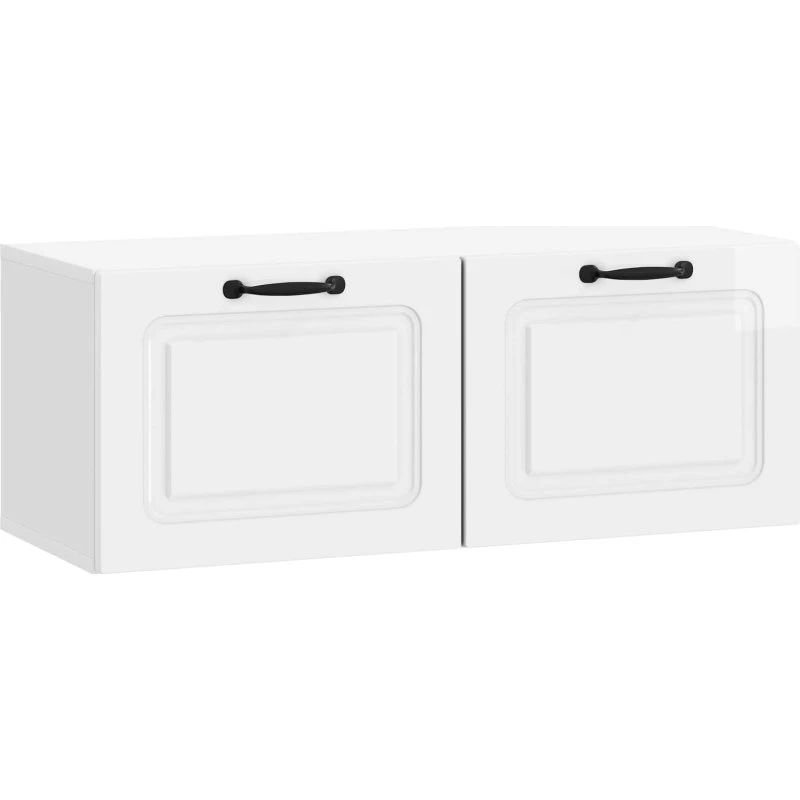vidaXL Væghængt TV-skab Hvid højglans 78,5 x 31 x 30 cm