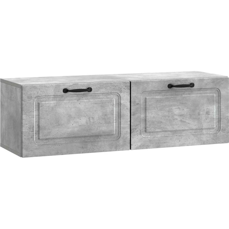 vidaXL Væghængt TV-skab Betongrå 98 x 31 x 30 cm Træ