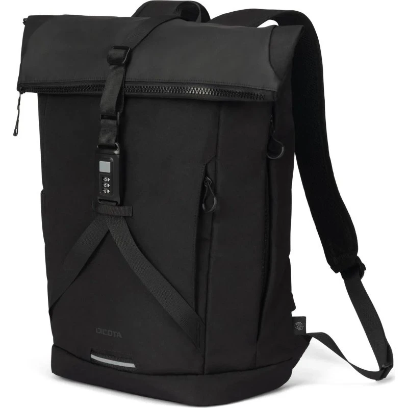 Dicota D32175-RPET Commuter Rolltop Rygsæk Grå 13-16"