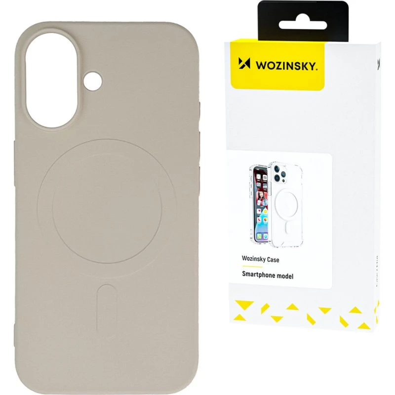 Wozinsky Silikone Magsafe Cover til Samsung Galaxy S25+ - Beige