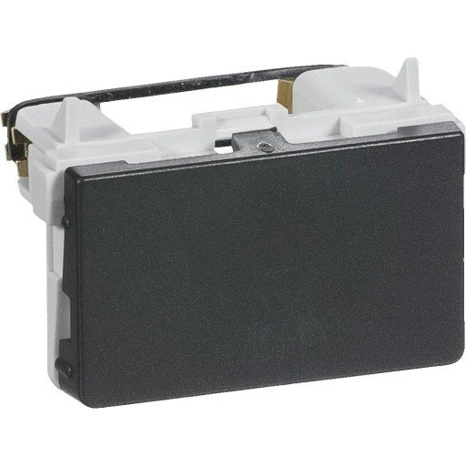 LK Fuga tekstfelt ½ modul, koksgrå