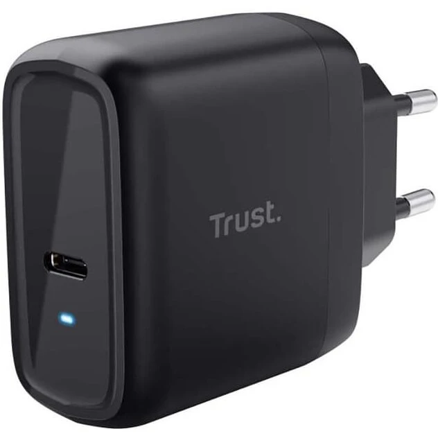 Trust Maxo USB-C 65W laptopoplader – sort
