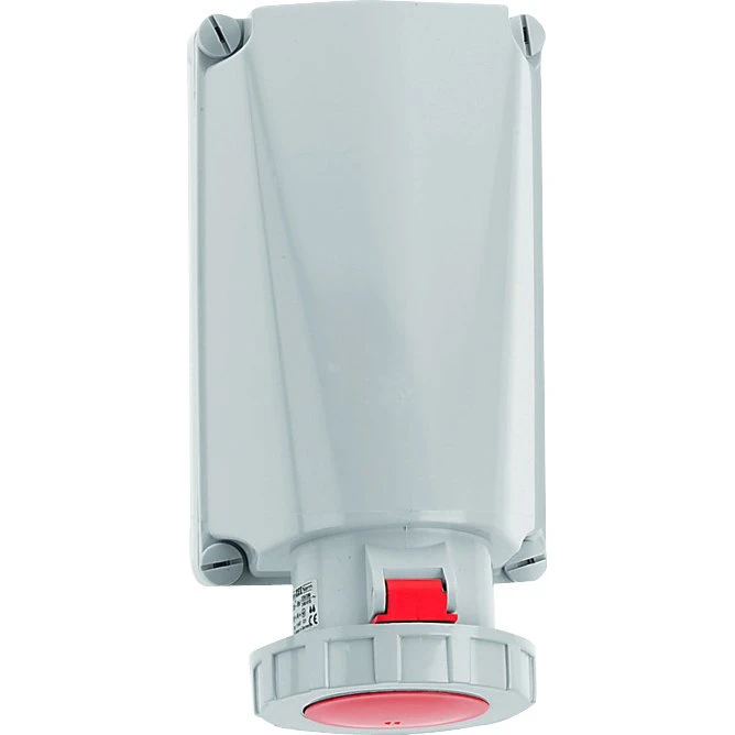 Cee Stikdåse Væg H6/400/125/5, rød, 160x260 mm, IP67