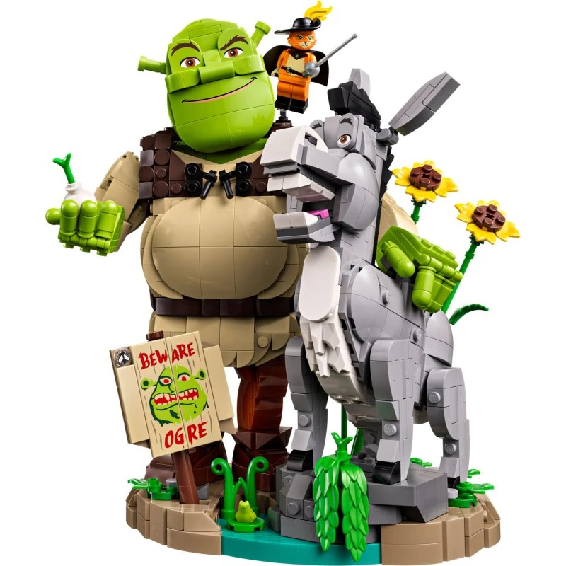 LEGO Icons 72423 Shrek, Æsel og Den Bestøvlede Kat