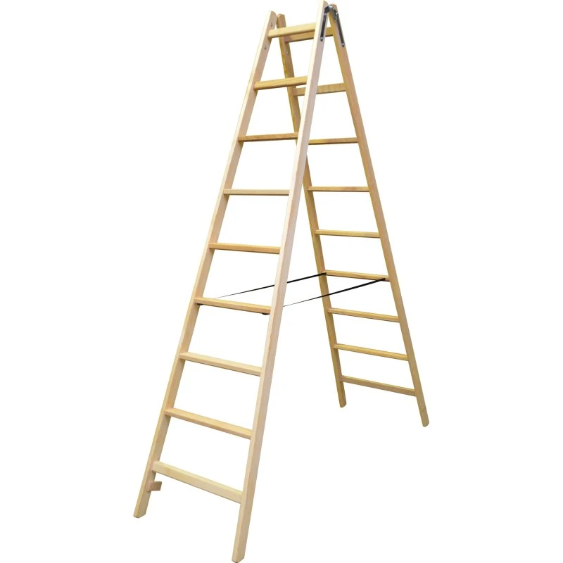 Wienerstige Træ Massiv 9 Trin Ergo