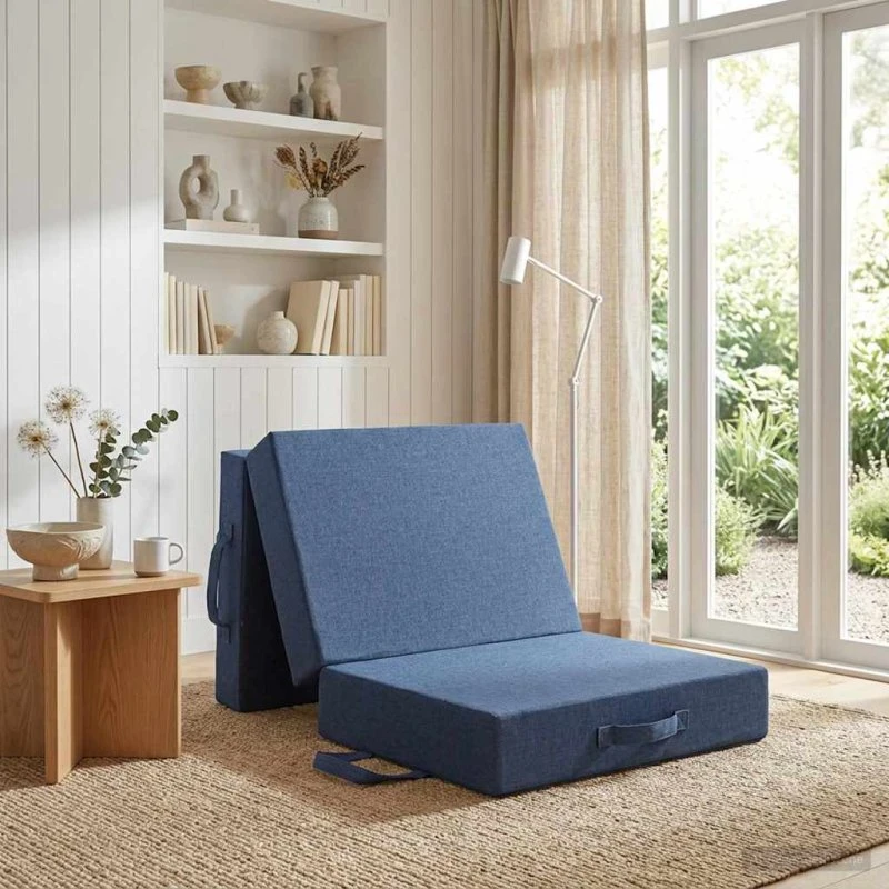 vidaXL Samlebar Sofa Seng 75 x 63 x 45 cm Blå