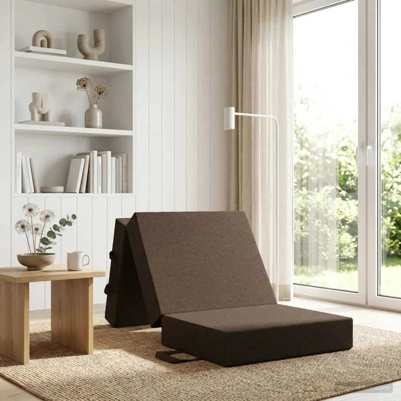 vidaXL Samlebar Sofa Seng 75 x 63 x 45 cm Gråbrun