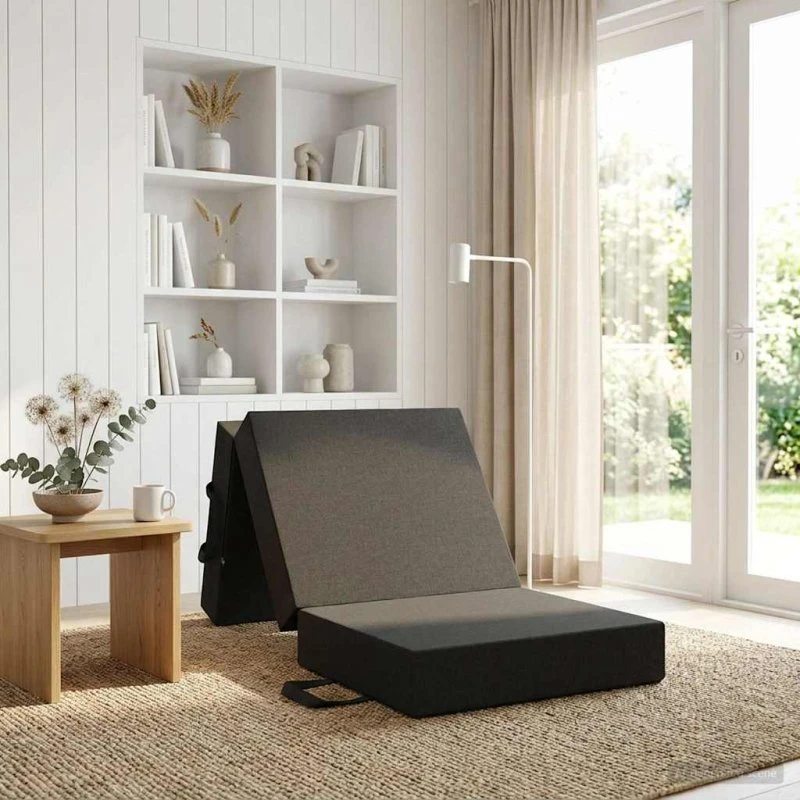 vidaXL Samlebar Sofa Seng 90x63x45 cm Mørkegrå