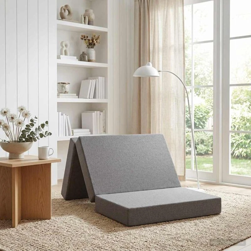 vidaXL Samlebar Sofa Seng 100x67x45 cm Lysegrå