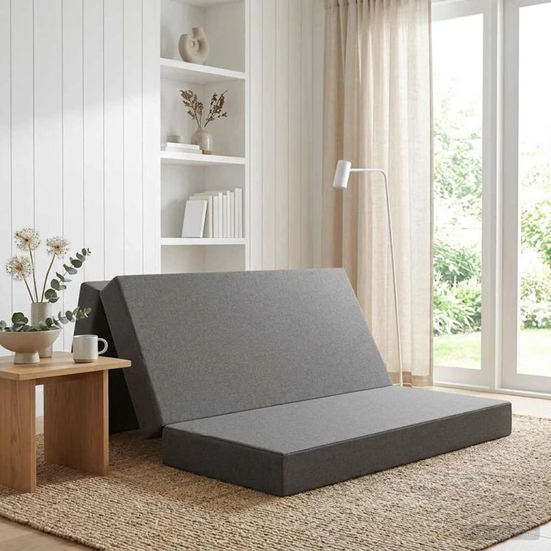 vidaXL Samlebar Sofa Seng 120 x 67 x 45 cm Lysegrå