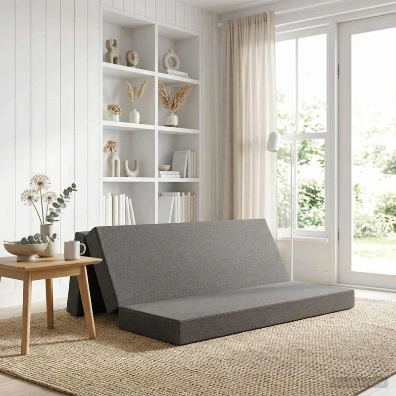 vidaXL Samlebar Sofa Seng 180 x 67 x 45 cm Lysegrå