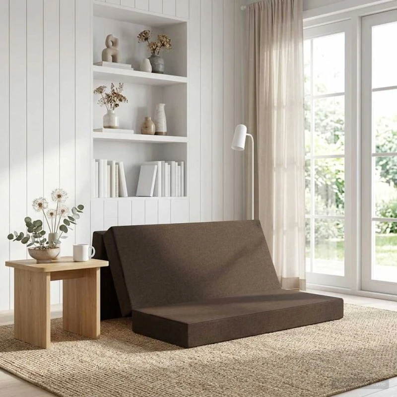 vidaXL Samlebar Sofa Seng 180 x 67 x 45 cm Gråbrun