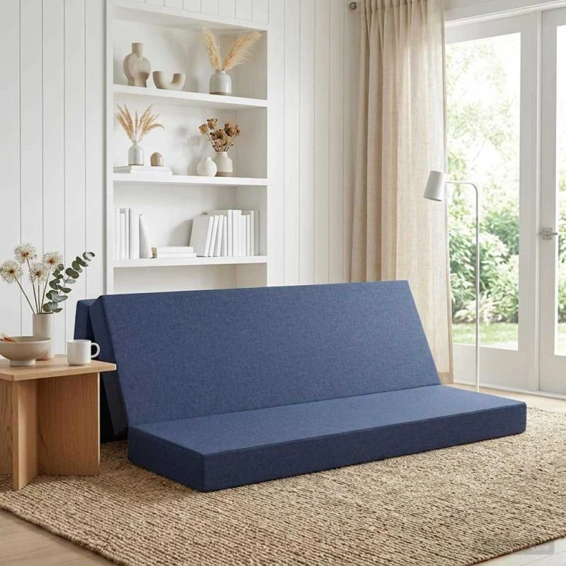 vidaXL Samlebar Sofa Seng 180 x 67 x 45 cm Blå