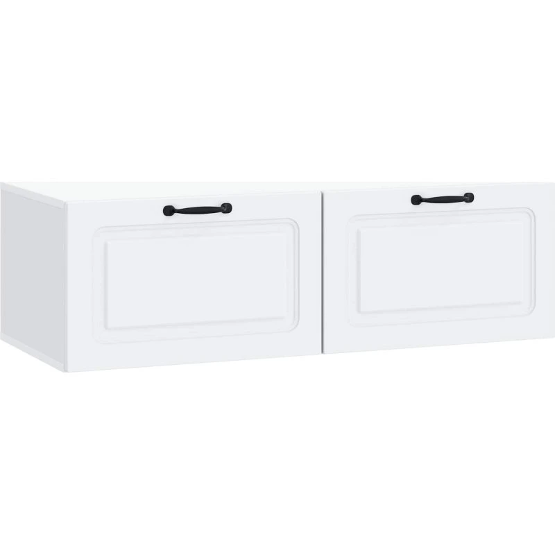 vidaXL Væghængt TV-skab Hvid 98x41x30 cm Træ