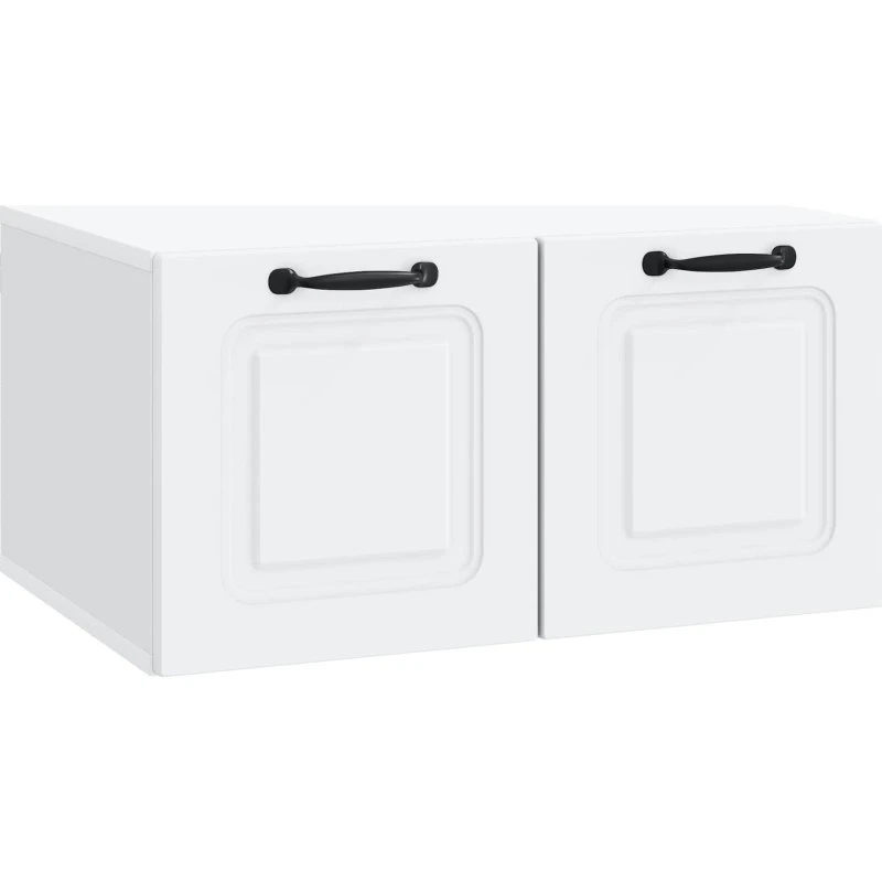 vidaXL Væghængt TV-skab Hvid 59,5 x 41 x 30 cm Træ