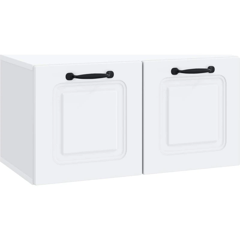 vidaXL Væghængt TV-skab Hvid 59,5 x 31 x 30 cm Træ