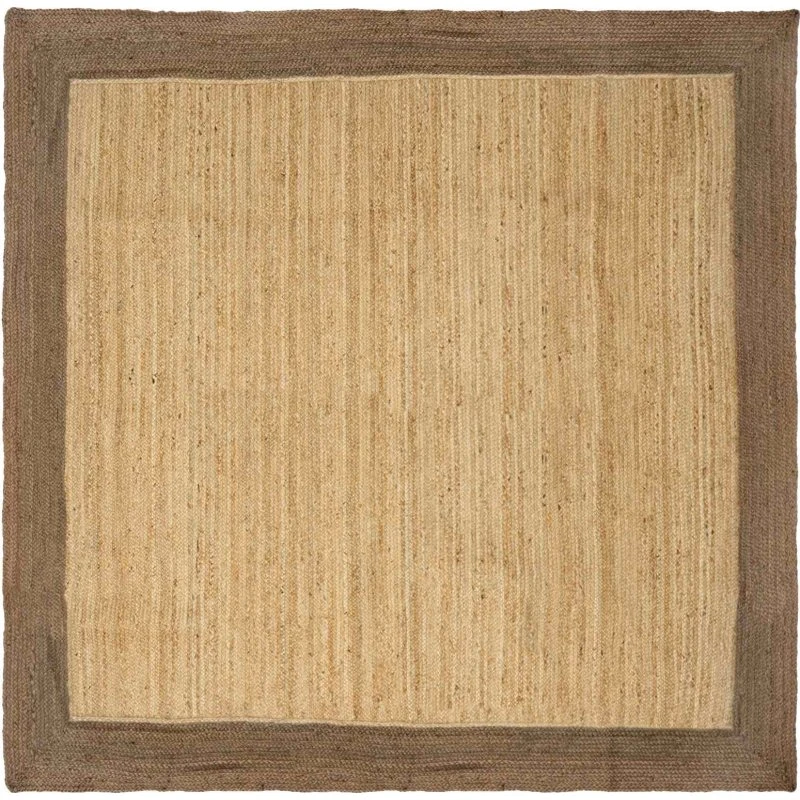 vidaXL Områdetæppe Grå 240 x 240 cm Jute