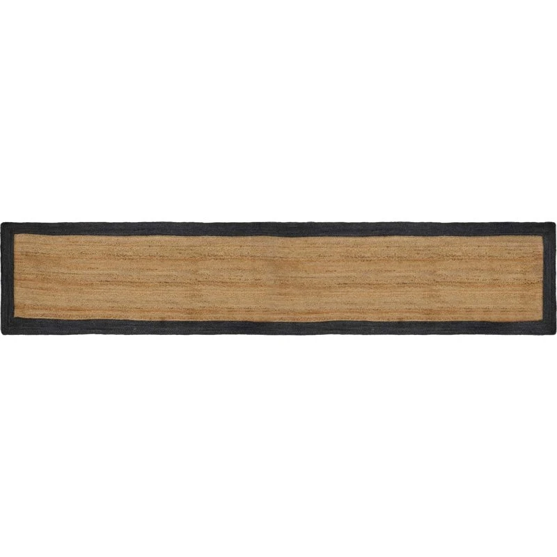 vidaXL Områdetæppe Mørkegrå 60 x 400 cm Jute