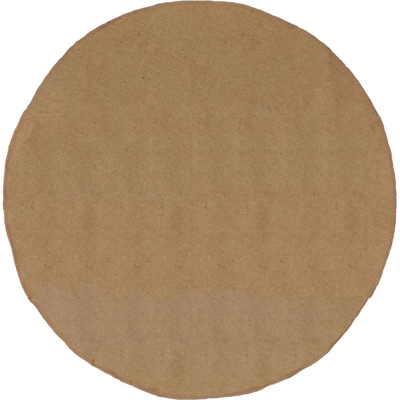 vidaXL Naturfarvet Jute Tæppe Ø 210 cm