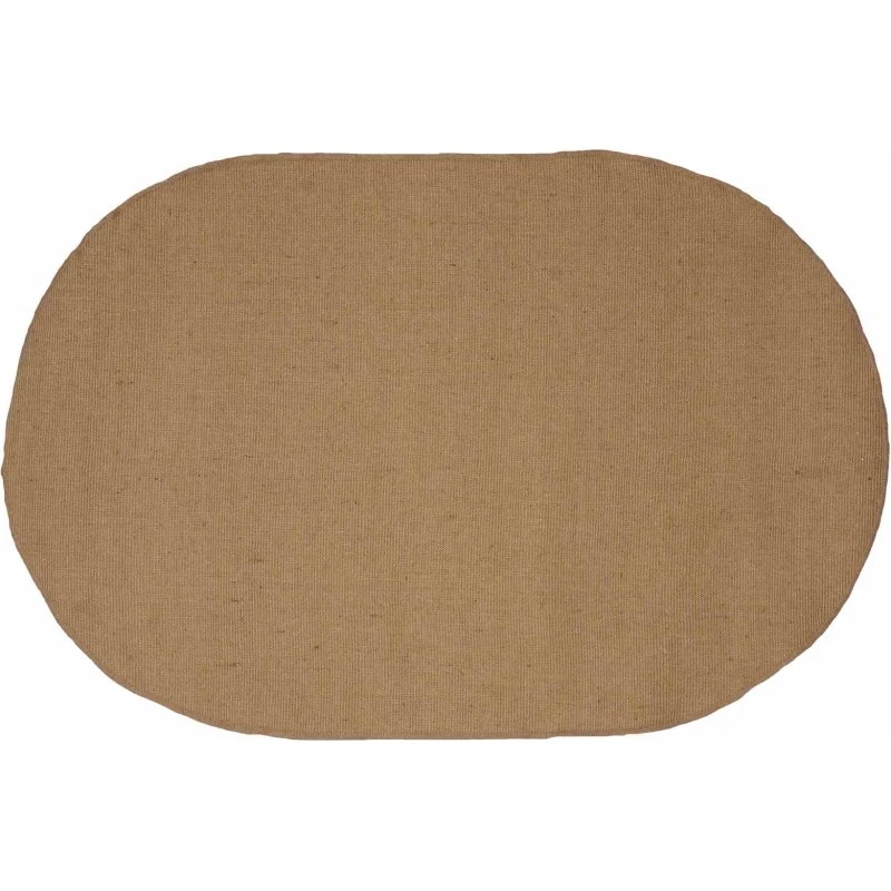 vidaXL Områdetæppe Jute 100 x 152 cm Naturfarvet